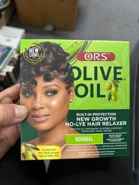 ORS New Growth No-Lye Hair Relaxer Extra Strength Box Kit (New)